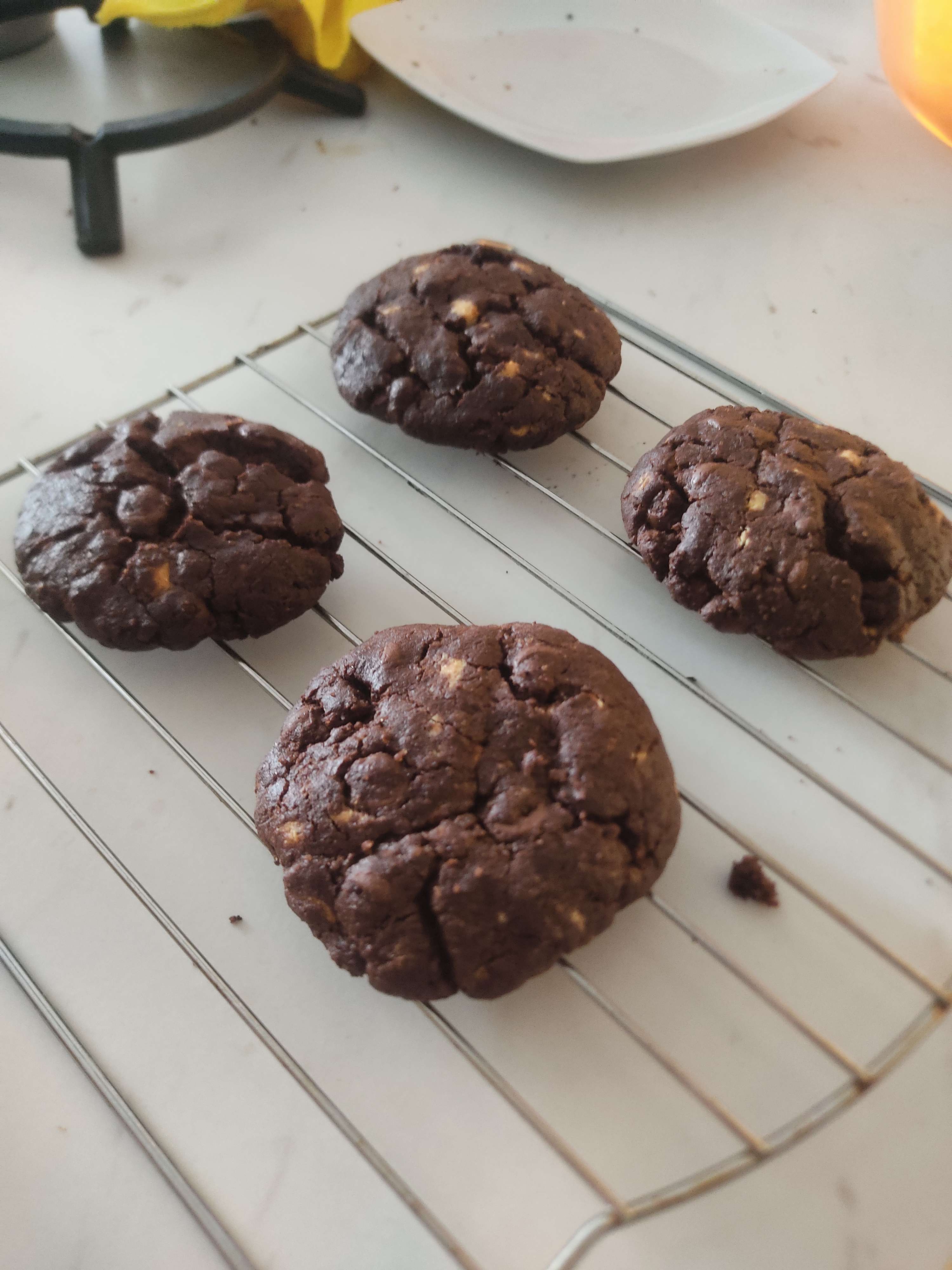 Double chocolate cookies